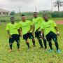 Photo shows players of Benin Warriors FC